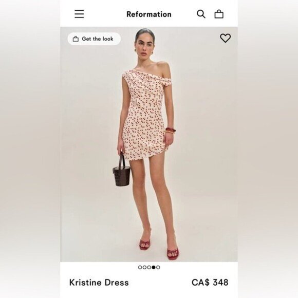 NWT Size 8 - Reformation Kristine Dress - Picture 11 of 16